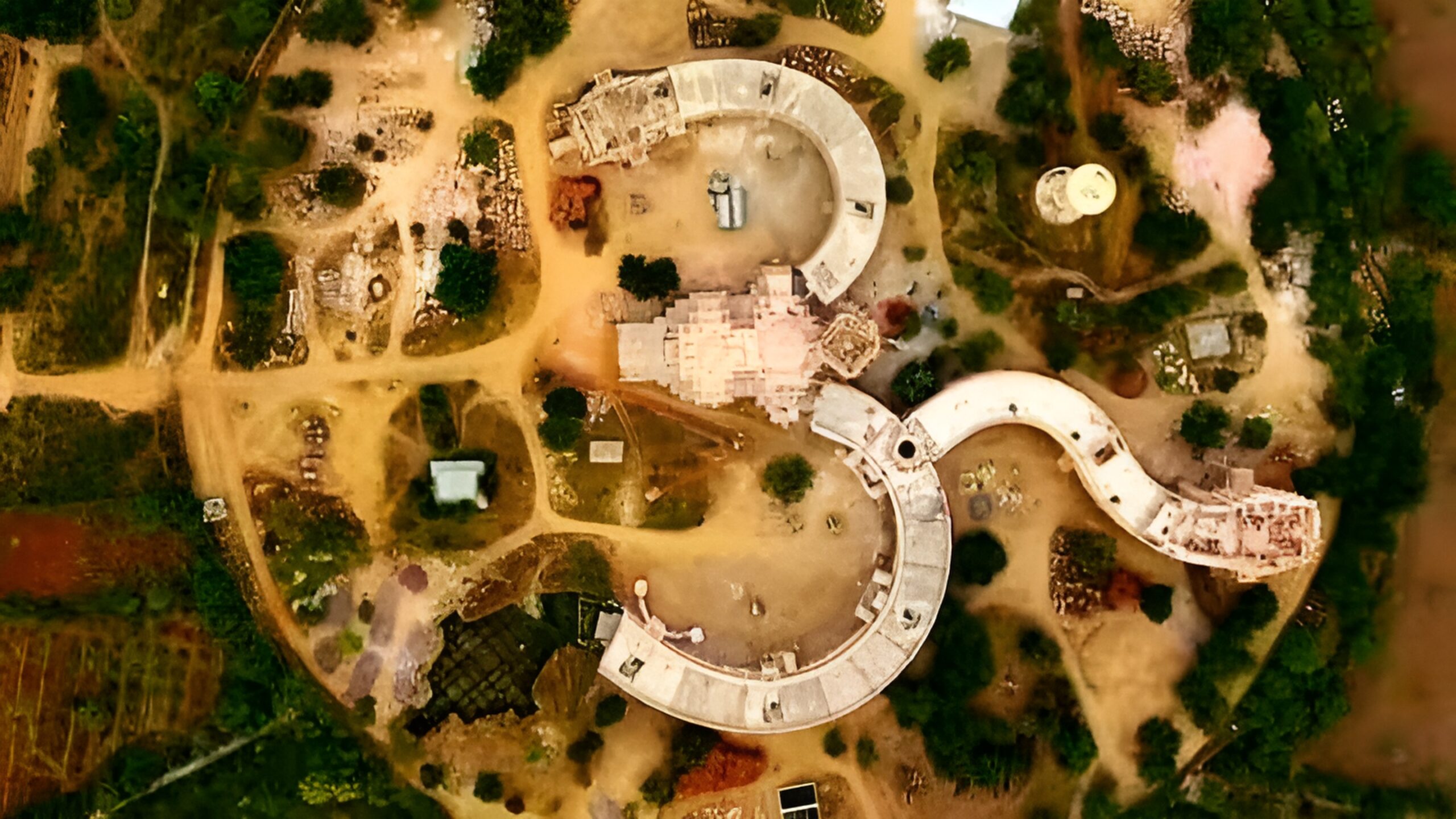 om-shaped-temple-built-in-pali-rajasthan-satellite-view